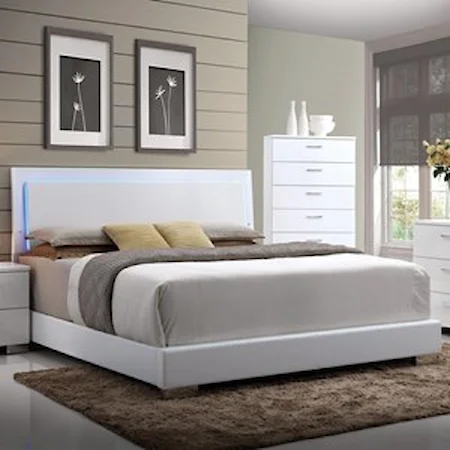 Queen Bed (HB w/LED)